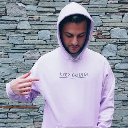 "100 Reasons To Stay Alive Hoodie" (Keep Going)