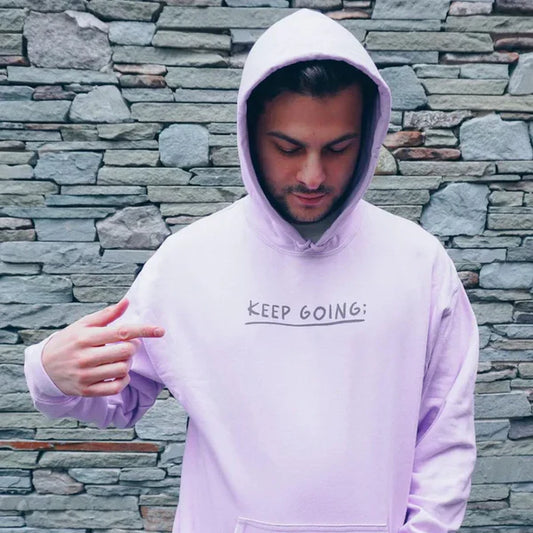 "100 Reasons To Stay Alive Hoodie" (Keep Going)
