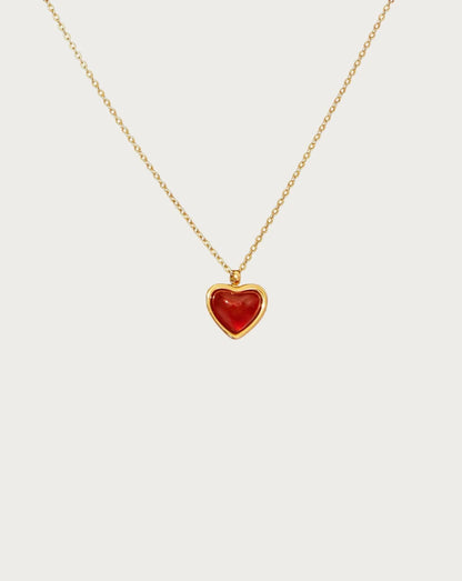 Stone Heart Necklace