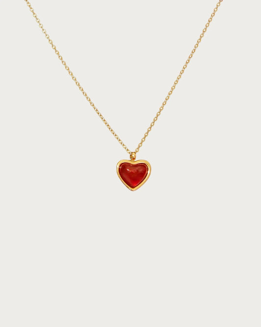 Stone Heart Necklace